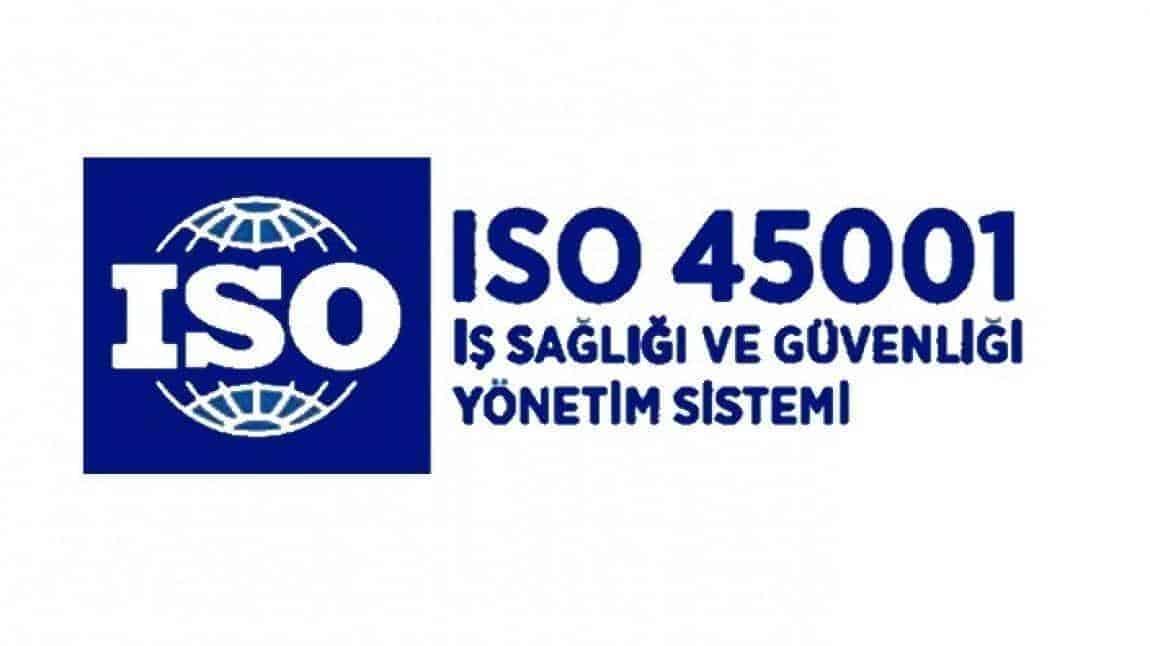 ISO 45001:2018 İSG Yönetim Sistemi Belgesi Almaya Hak Kazandık